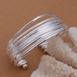 European and American Wind - Plated Silver Open Sand Light Bracelet